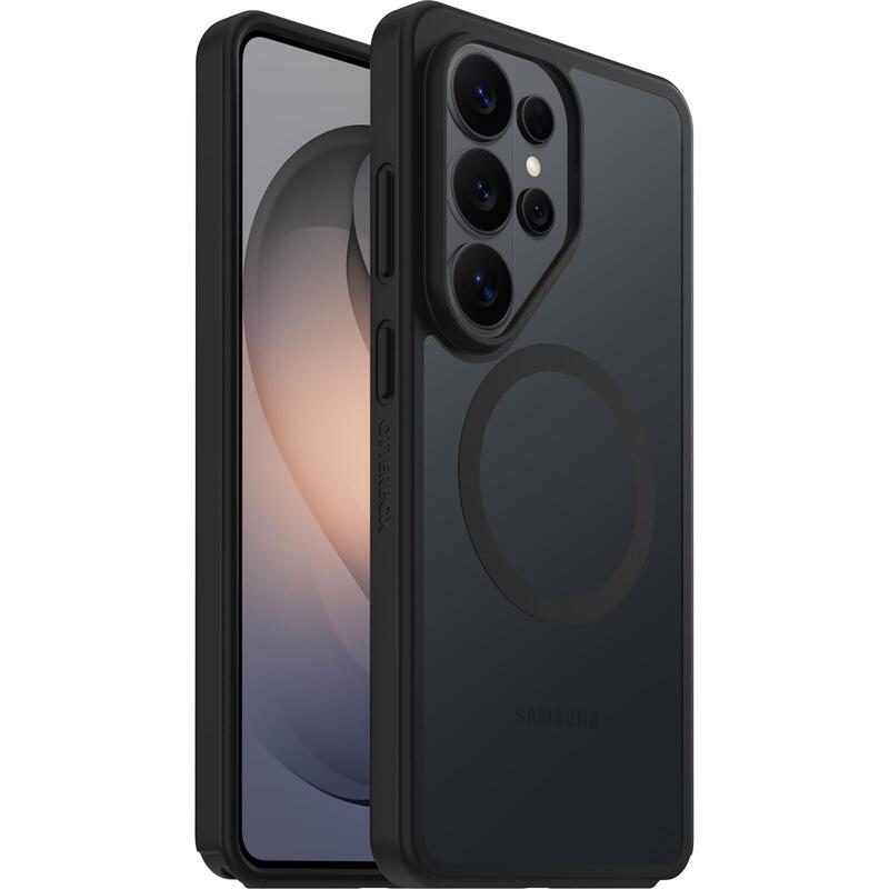 Funda Otterbox  React Series Con Imanes Para Samsung Galaxy S26 Ultra Resistente A Golpes Y Caídas,Ultra-Fina, Protectora,Testada Con Los Estándares Militares Anticaídas, Transparente/Negro