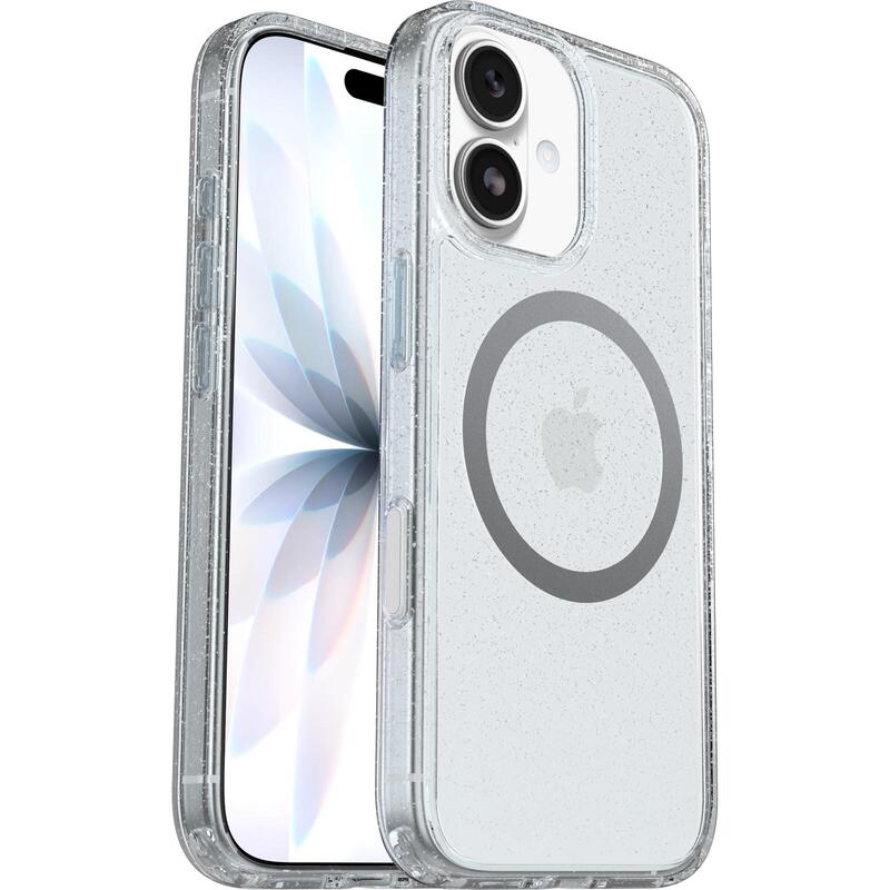 Funda Otterbox Symmetry Series Clear Magsafe Para Iphone 17, Resistente A Golpes Y Caídas, Funda Protectora Fina, Testada 3x Con Los Estándares Militares Anticaídas, Stardust