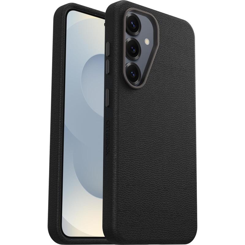 Funda Otterbox Symmetry Series Cuero De Cactus Noir Ash (Negro) Para Samsung Galaxy S25