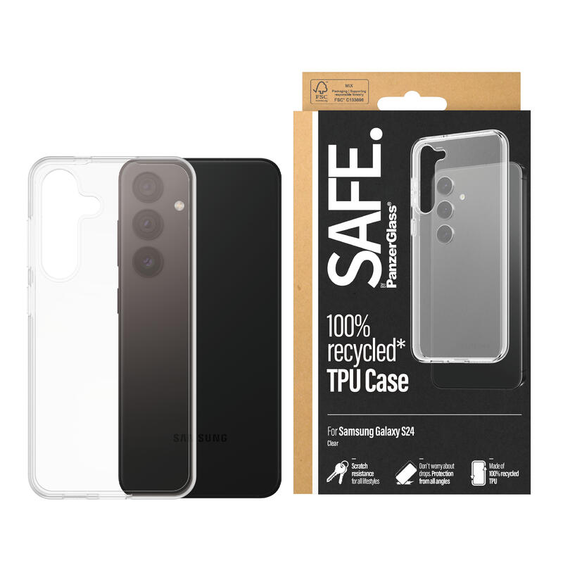 Funda Panzerglass Safe. Bundle Galaxy S24 (Case+Glas)