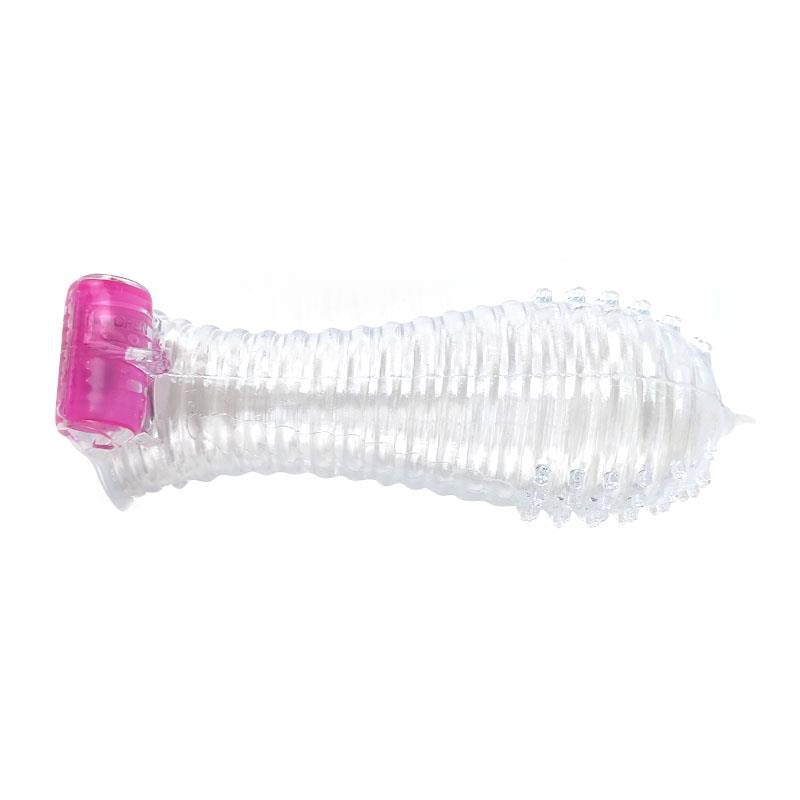 Funda Para El Pene Con Vibración Transparente