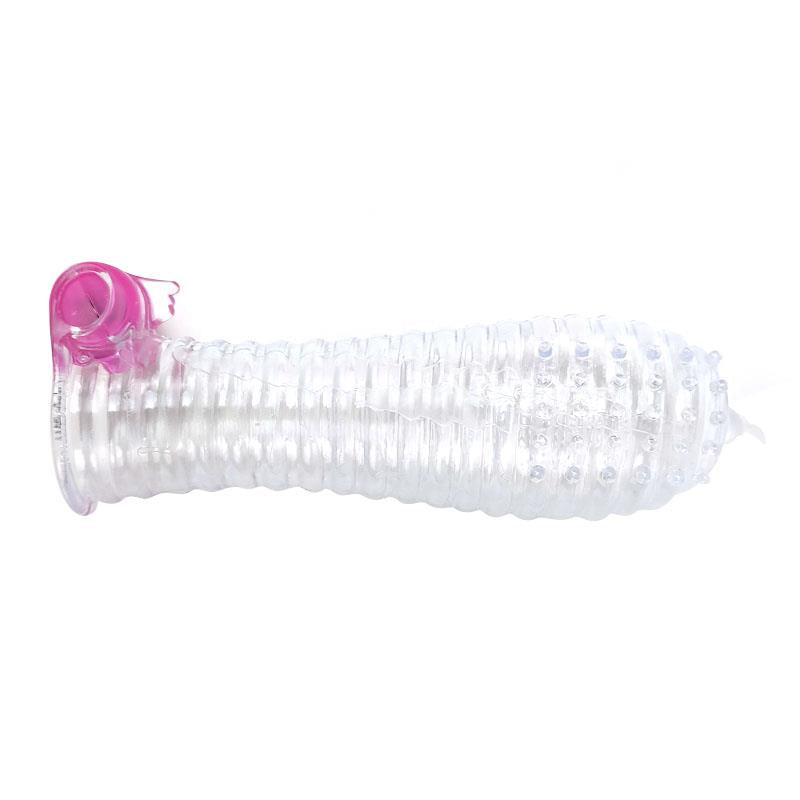 Funda Para El Pene Con Vibración Transparente
