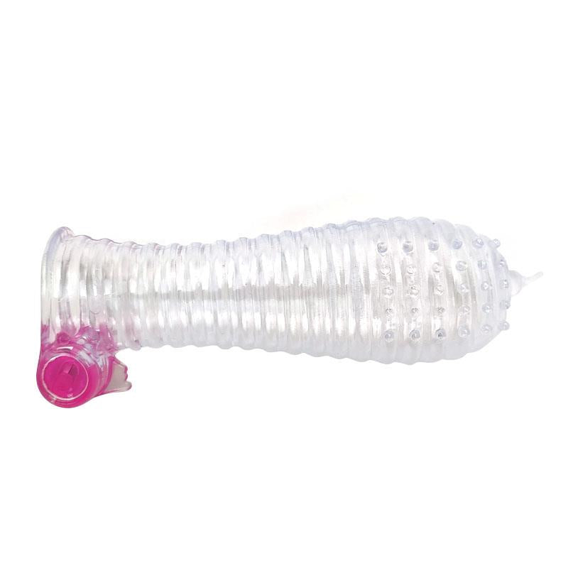 Funda Para El Pene Con Vibración Transparente
