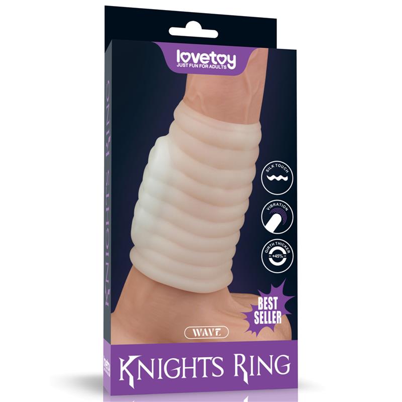 Funda Para El Pene Con Vibración Wave Knights