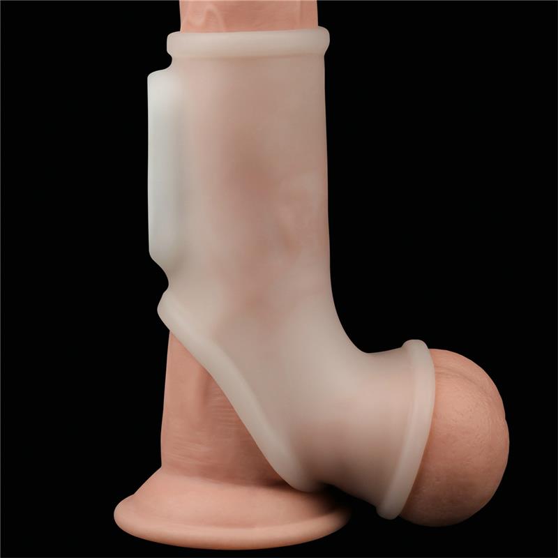 Funda Pene Y Testículos Con Vibración Silk Knights