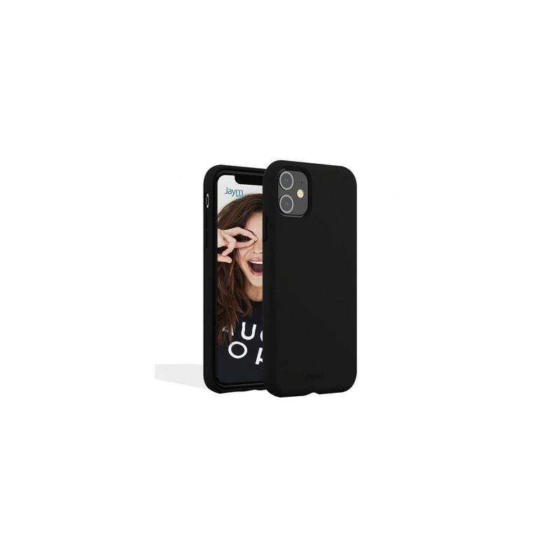 Funda Premium De Silicona Y Microfibra Compatible Magsafe Para Apple Iphone 13 Pro Negro - Jaym® Classic® **