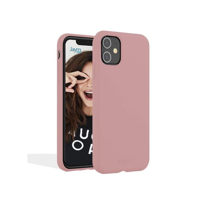Funda Premium De Silicona Y Microfibra Compatible Magsafe Para Apple Iphone 14 Rosa Sable - Jaym® Classic® **