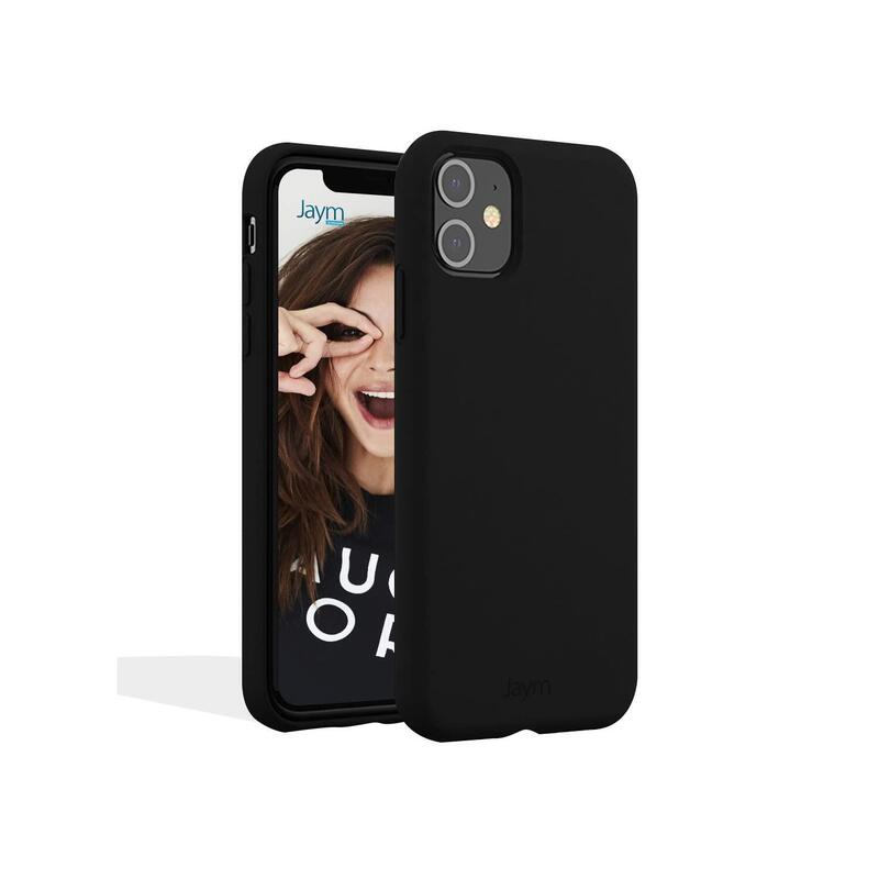 Funda Premium De Silicona Y Microfibra Compatible Magsafe Para Apple Iphone 15 Plus Negro - Jaym® Classic® **