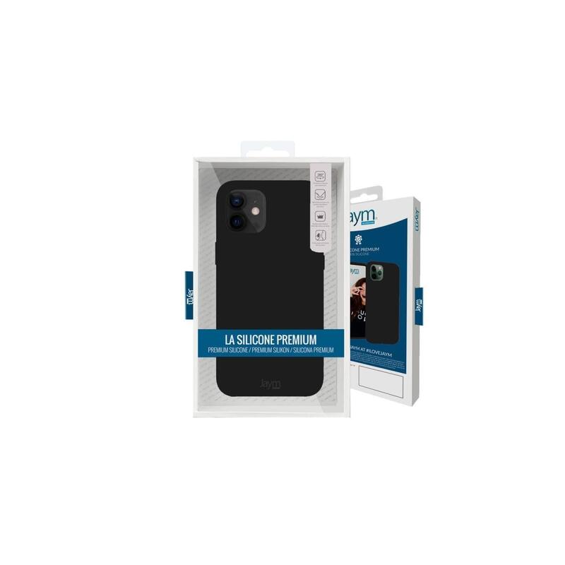 Funda Premium De Silicona Y Microfibra Compatible Magsafe Para Samsung Galaxy S25 Plus Negro - Jaym® Classic®