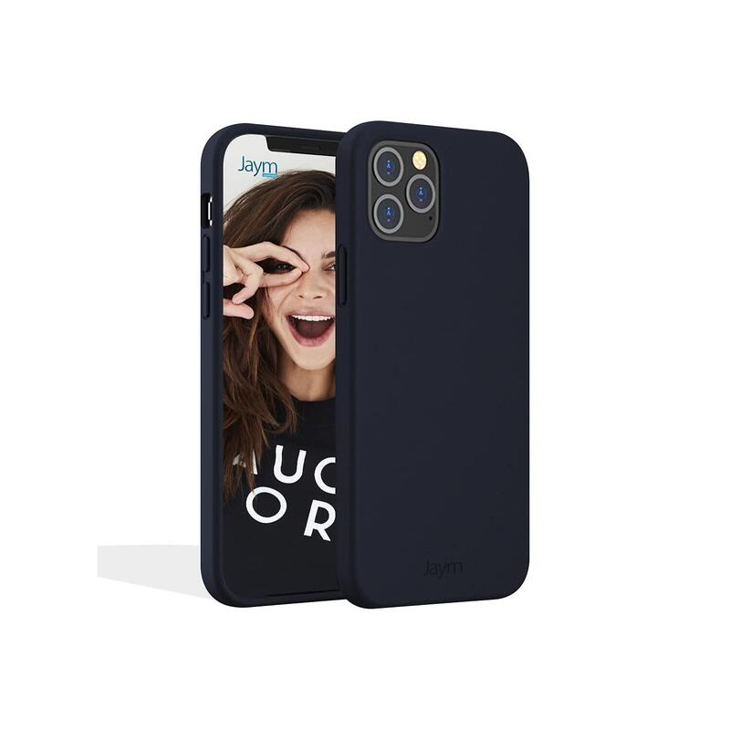 Funda Premium De Silicona Y Microfibra Para Apple Iphone 13 Pro Max Azul - Jaym® Classic® **