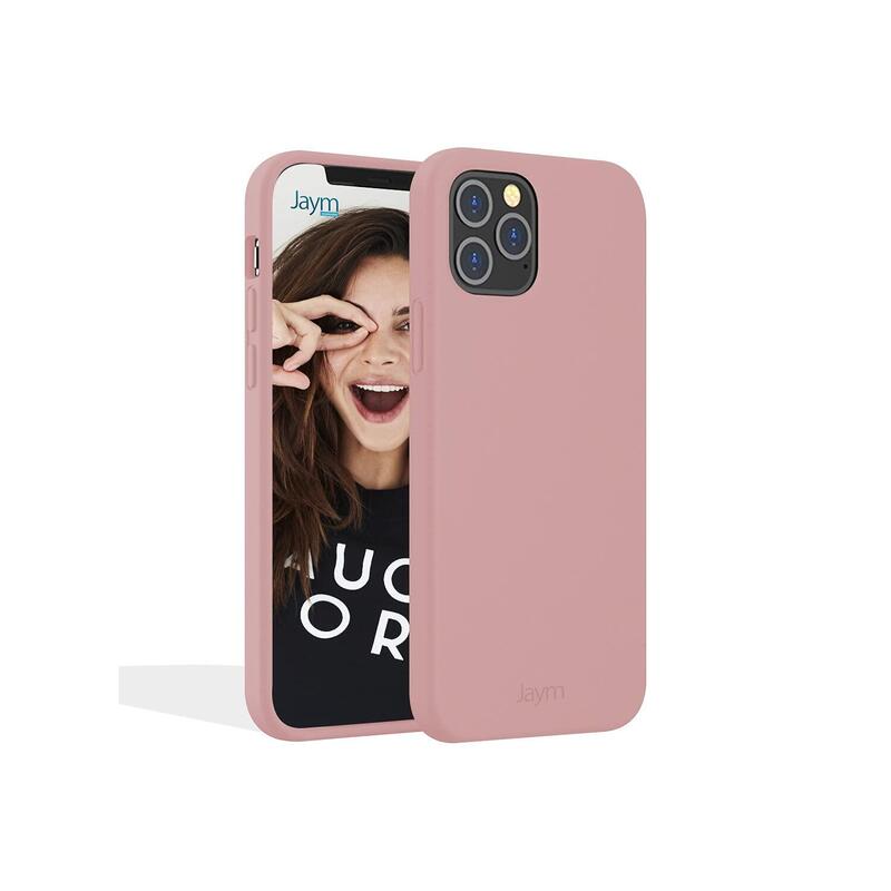 Funda Premium De Silicona Y Microfibra Para Apple Iphone 13 Pro Max Rosa Sable - Jaym® Classic® **