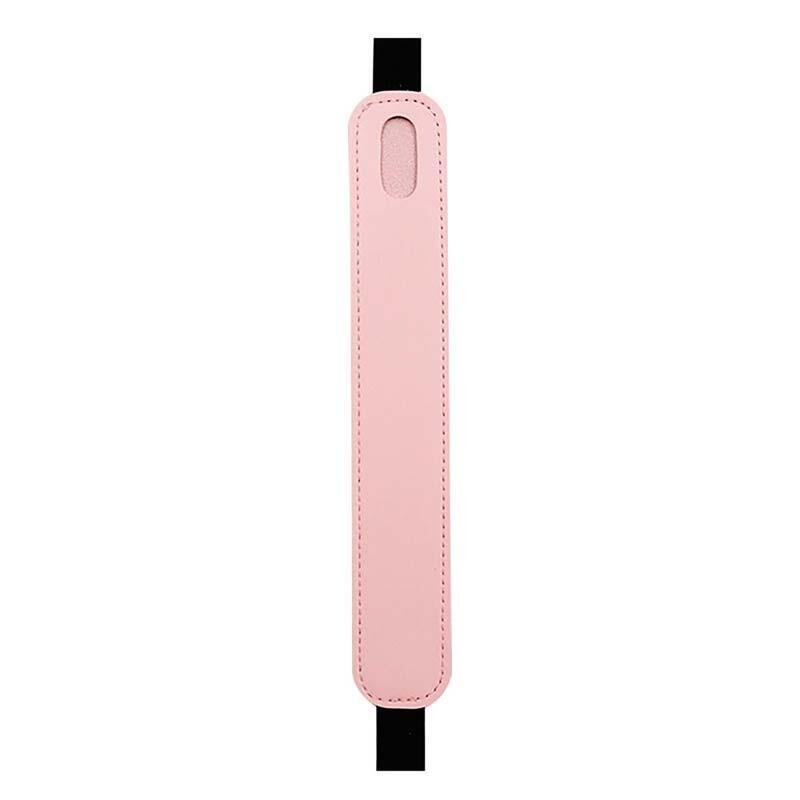 Funda Pu Para Stylus Pen Universal Con Banda Elástica Rosa