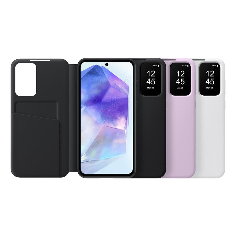 Funda Samsung Smart View Wallet Case A55 5g A556 Negro