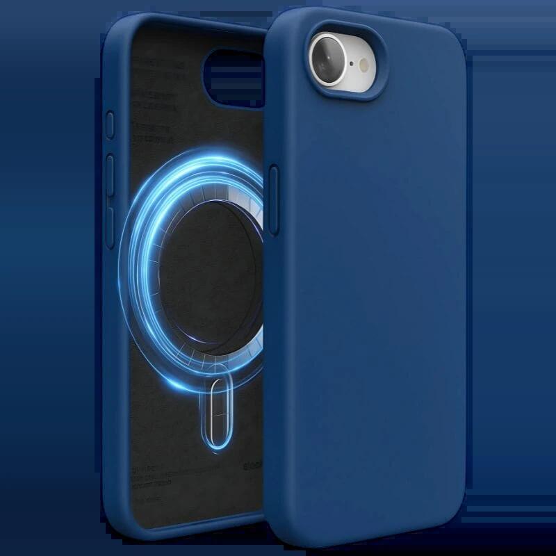 Funda Suave Magsafe Compatible Iphone 16 6.1" Azul