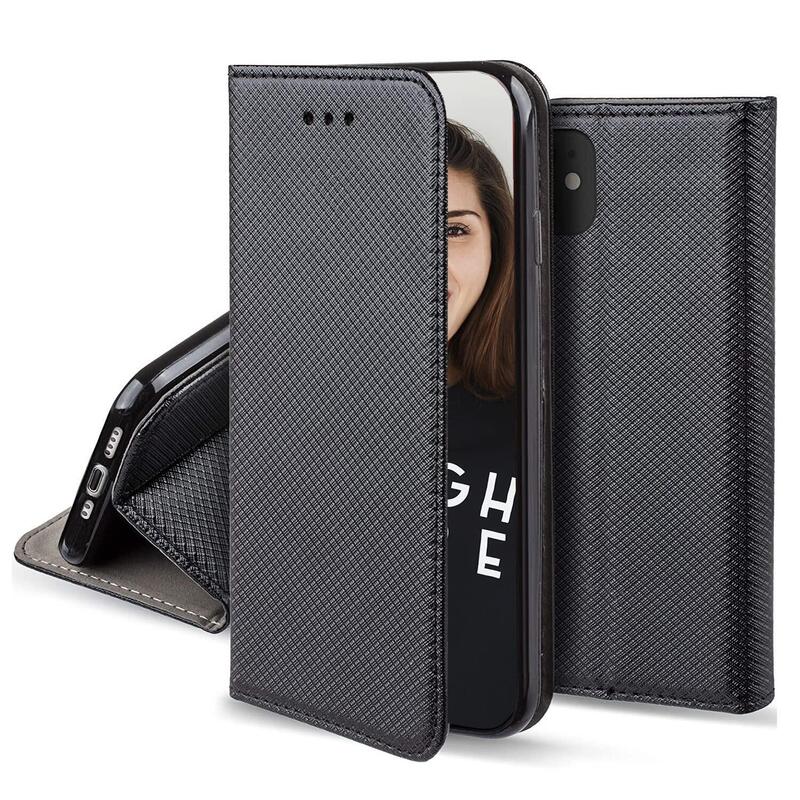 Funda Tipo Libro Con Soporte Magnética Negro Compatible Honor 200 5g - Jaym®