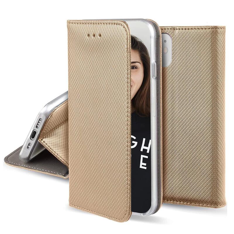 Funda Tipo Libro Con Soporte Magnética Or Compatible Apple Iphone 15 Plus - Jaym® **