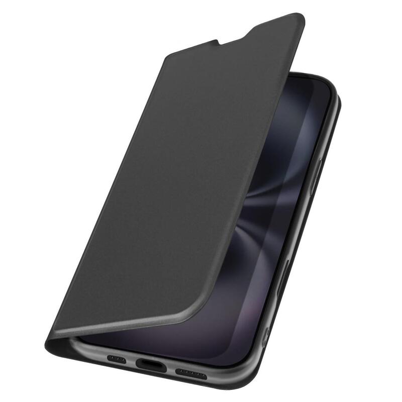 Funda Tipo Libro Con Soporte Soft Touch Negro Compatible Samsung Galaxy A17 4g / 5g - Jaym®