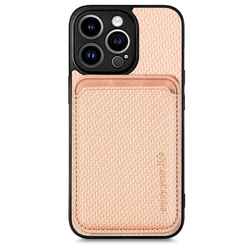 Funda Wallet Apple Iphone 15 Pro Max Beige Con Magsafe Y Cartera