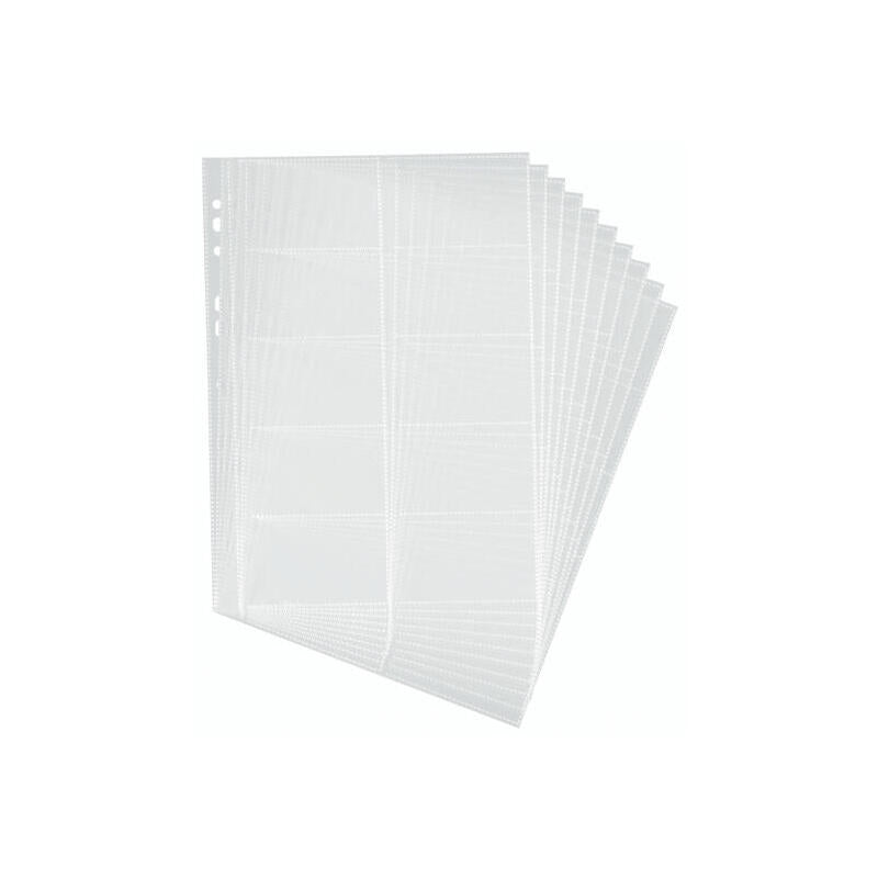Fundas Para Tarjetas De Visita Durable A4 F2384 2388 Transp 10 Piezas