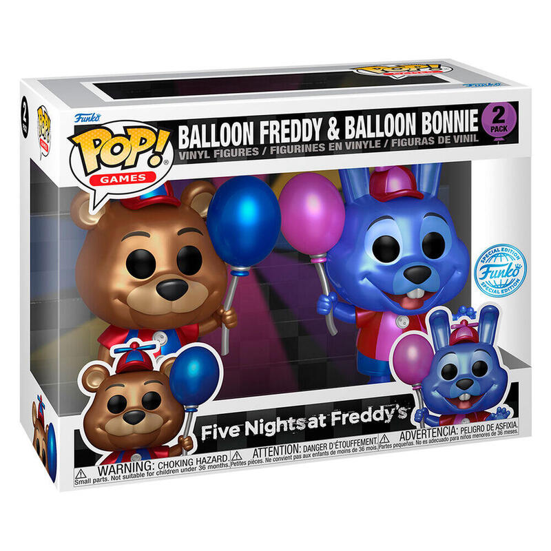 Funko Pop! De Five Nights At Freddy'S: Balloon Freddy Y Balloon Bonnie