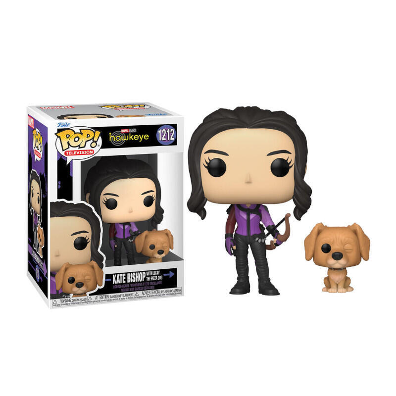 Funko Pop Marvel Hawkeye 1212 Kate Bishop Con Lucky El Perro De La Pizza - 889698594813