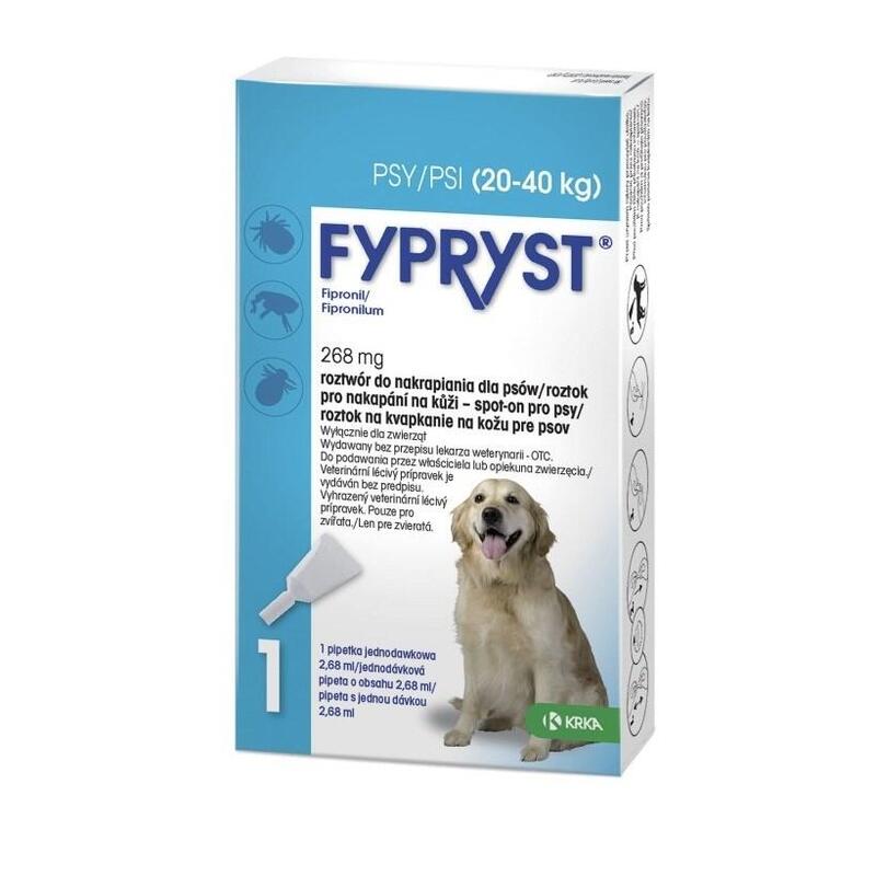Fypryst 268 Mg Pies 20-40 Kg 1 Pipeta