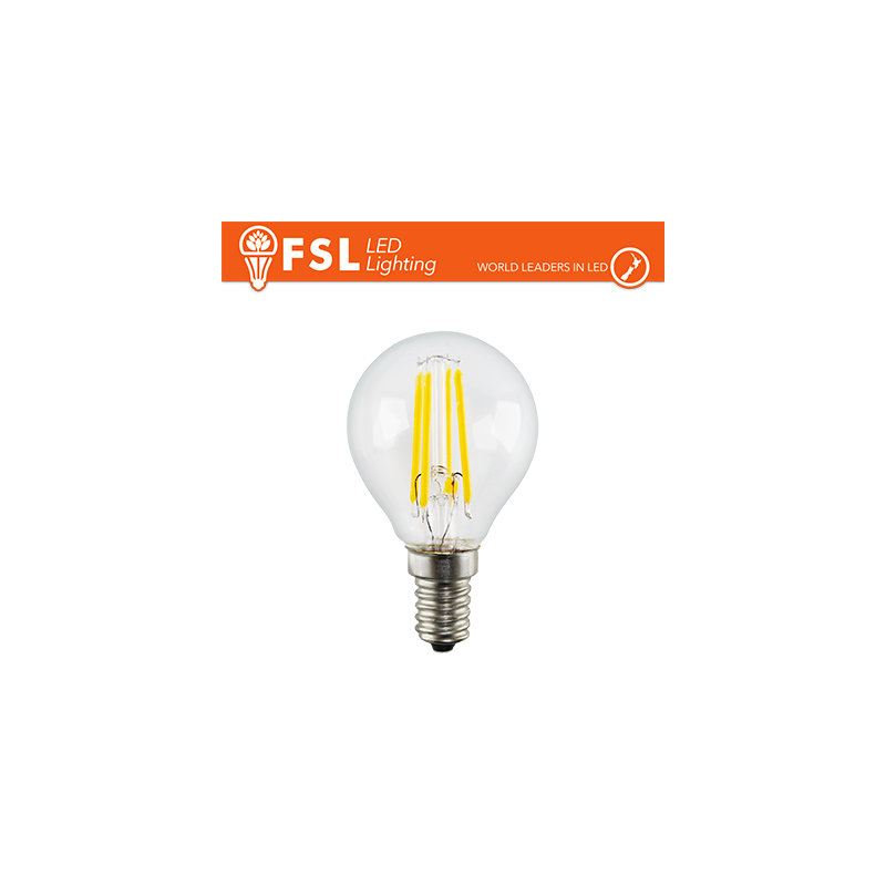 G45 - 4w 4000k >300º 45x78mm Cri80 E14 15.000h