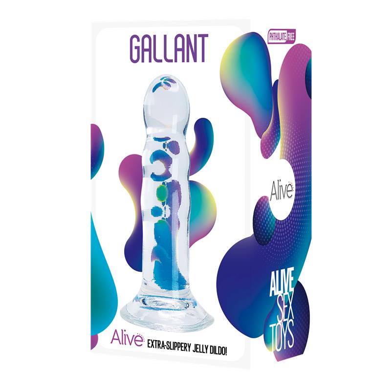 Alive - Gallant Pene Realistico Transparente 14 Cm