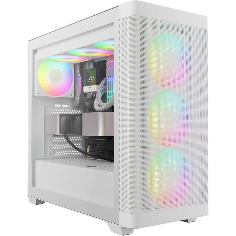 Gamdias Athena M3 Wh Gaming Miditower White 4x120mm Argb Retail