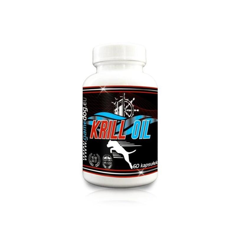 Game Dog Krill Oil Kwasy Omega-3 Suplement Dla Psów 60 Kapsulek