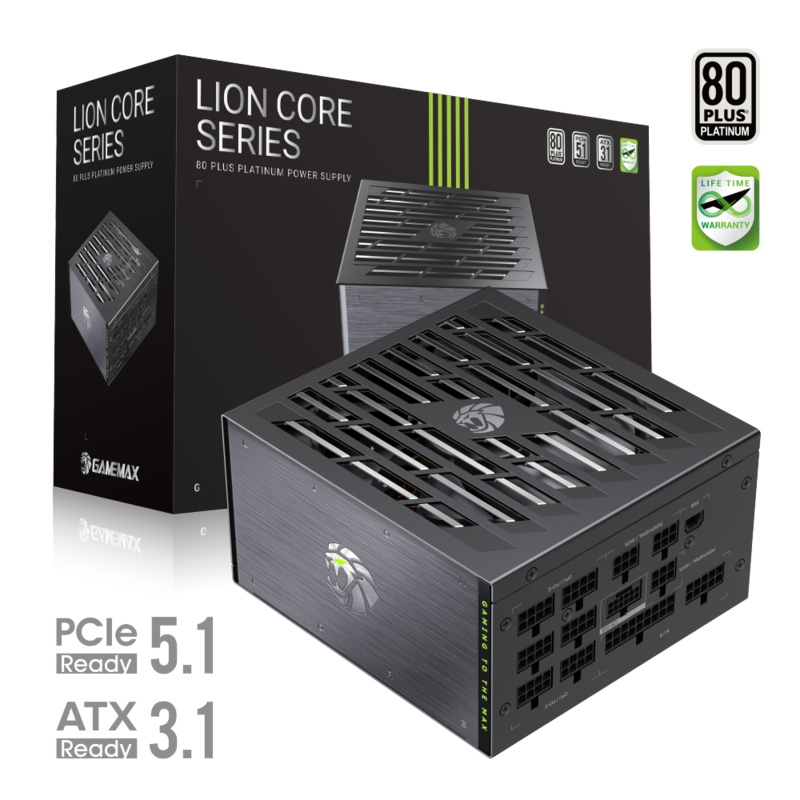 Gamemax  Psu  Lion Core 1200p  1200w  Platinum  Full Modular
