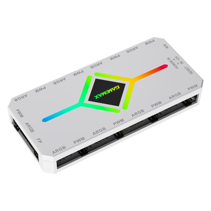Gamemax  V4.0 Argb Pwm Hub  White