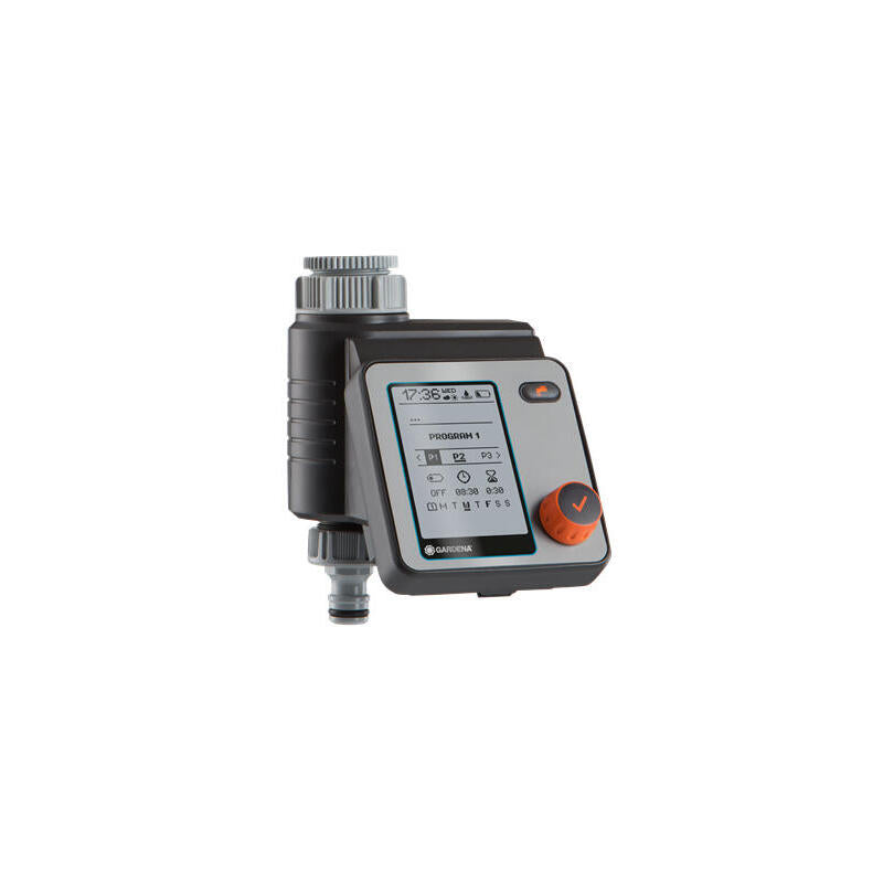 Gardena 1892-20 Programador De Riego Master Riego Automático Y En Poco Tiempo, 6 Programaciones, Pantalla Lcd