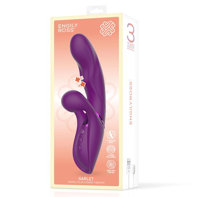 Vibrador  Garlet Con Bola De Pulsación 3 Motores