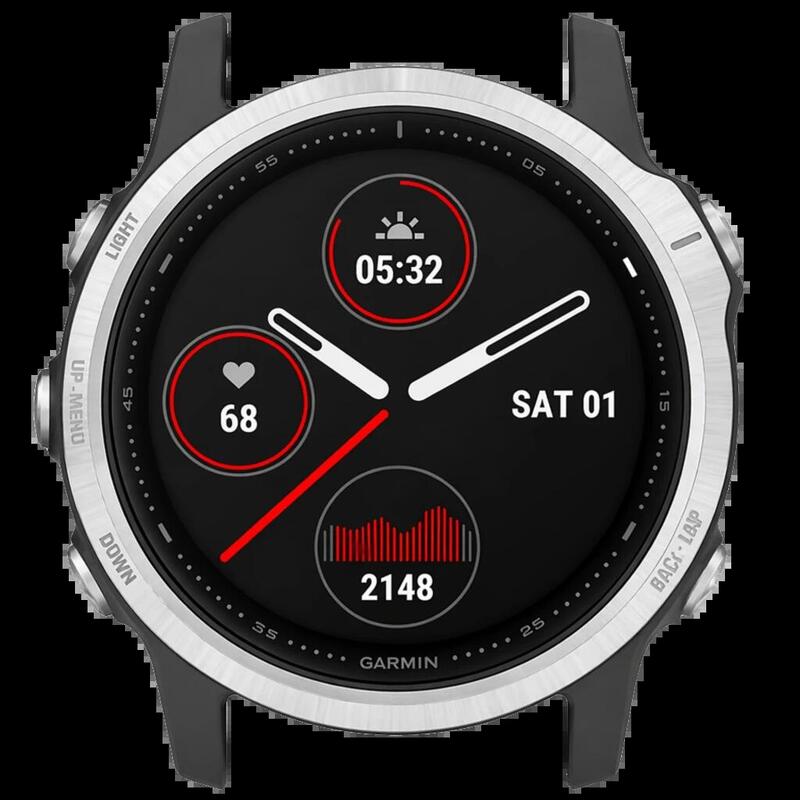 Garmin Fenix 6s Pro Plata Negro 42mm Reloj Inteligente Renovado - Estado Premium