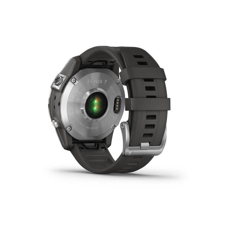 Garmin Fenix 7 Gris Plata Smartwatch 47mm / Correa Silicona Gris (Graphite)