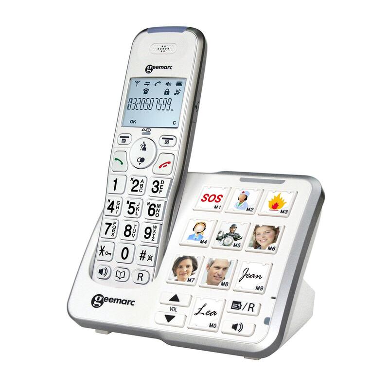 Geemarc Amplidect 295 Photo Schnurloses Telefon Mit Fototamen