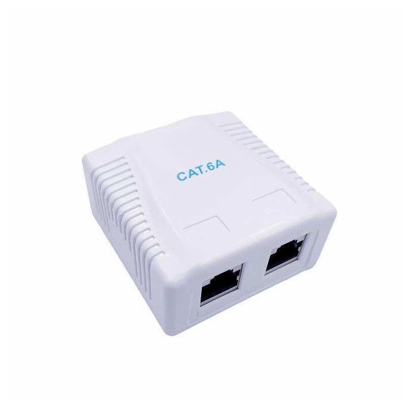 Gembird Cat6a Ftp 2-Port Surface Mount Box