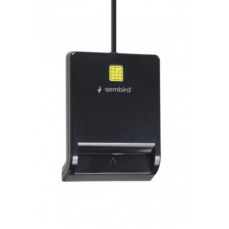 Gembird Usb Smart Card Reader Black