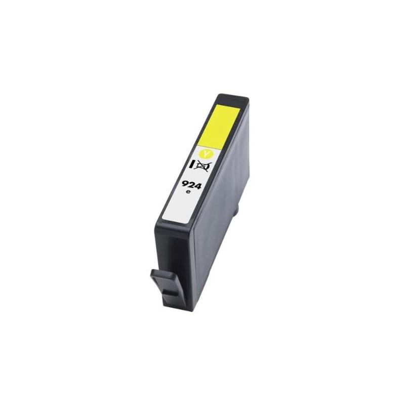 Generico Hp 924e Xl Amarillo Cartucho De Tinta - Reemplaza 4k0u9ne/4k0u5ne (Chip Reforzado Contra Actualizaciones)