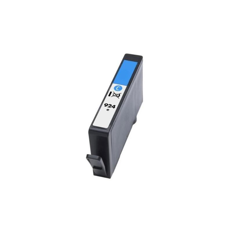 Generico Hp 924e Xl Cyan Cartucho De Tinta - Reemplaza 4k0u7ne/4k0u3ne (Chip Reforzado Contra Actualizaciones)