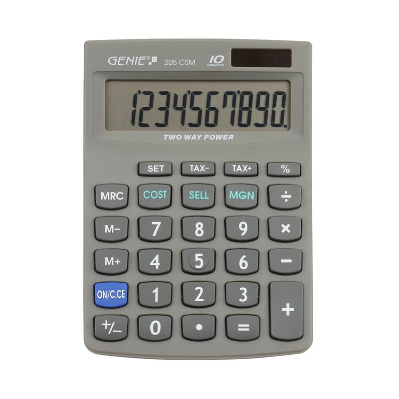 Genie Calculadora De Sobremesa 205 Csm 10-Stellig