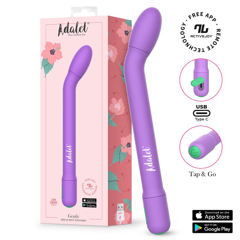 Gently Estimulador Punto G Con App Lavanda