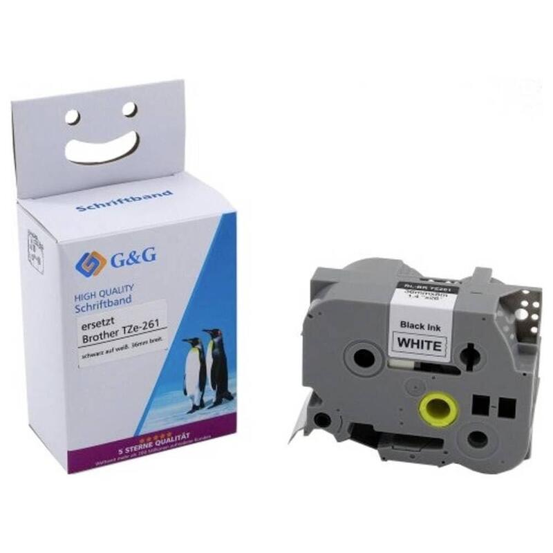 G&G Schriftband Compatible Con Brother Tze-261