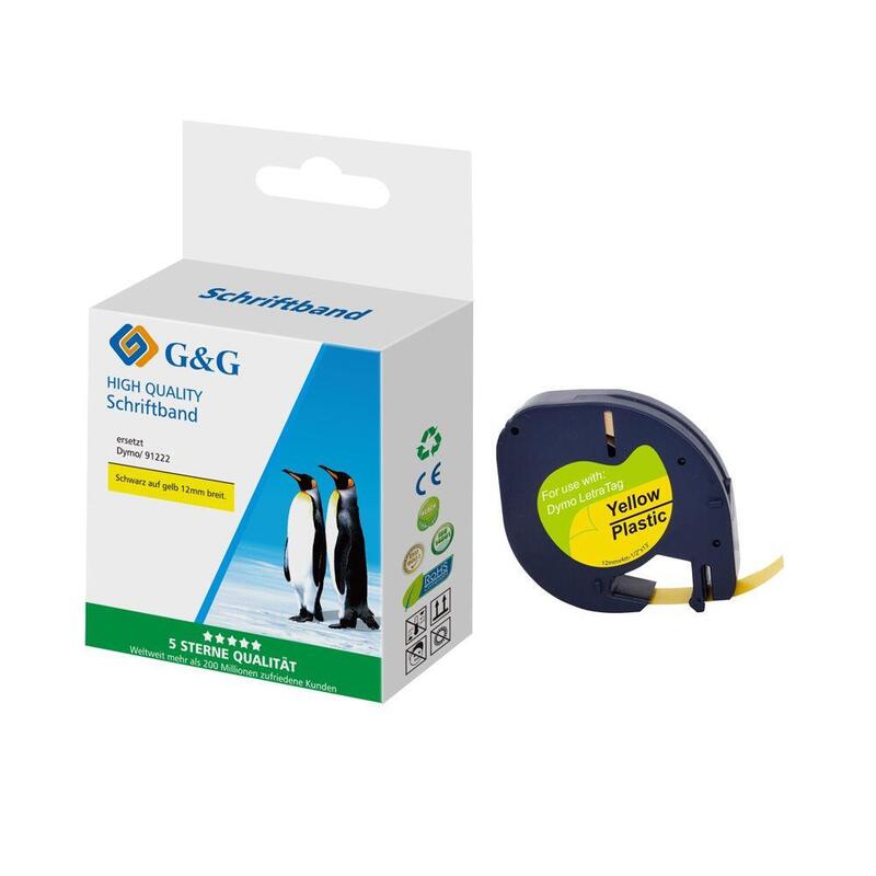 G&G Schriftband Compatible Con Dymo 91222 S0721670