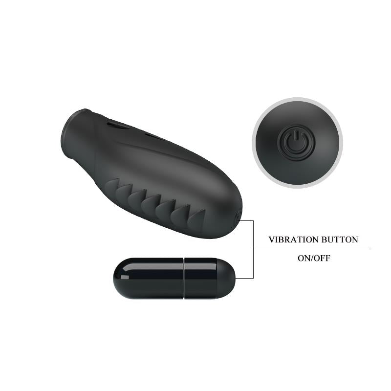 Pretty Love - Gilo Vibrador De Dedo Silicona Negro