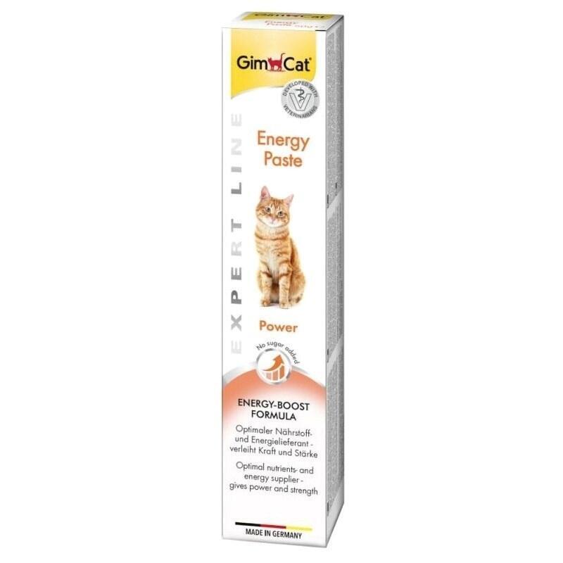 Gimcat Expert Line Energy Pasta - Snack Para Gatos Funcional Como Aporte Óptimo De Nutrientes Y Energía - 1 Tubo (1 X 50 G)