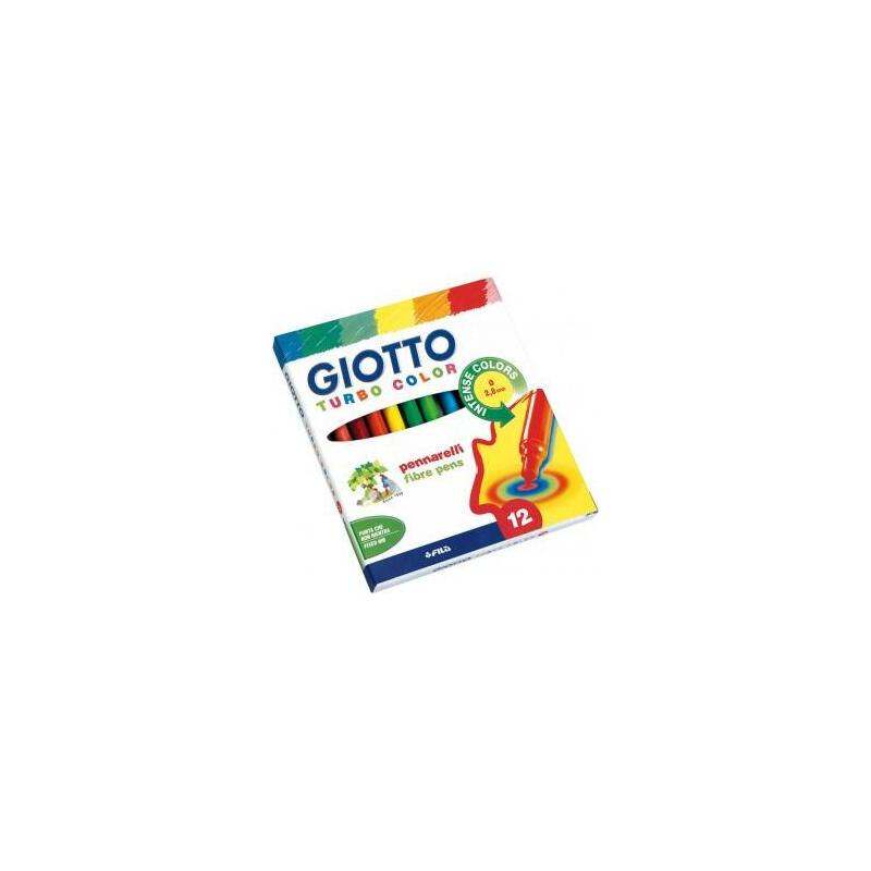 Giotto Rotuladores De Colores Turbo Color Estuche De 12