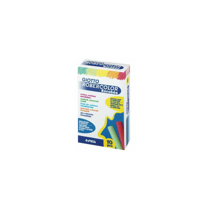 Giotto Tiza Robercolor Colores Surtidos Antipolvo Caja De 10