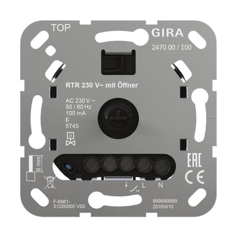 Gira 247000 Inserto Raumtemperaturregler 230v 1ö